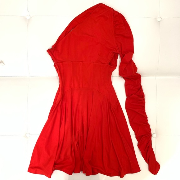 VERSACE VERSUS One Shoulder Party Dress Sz 40 - Picture 2 of 6